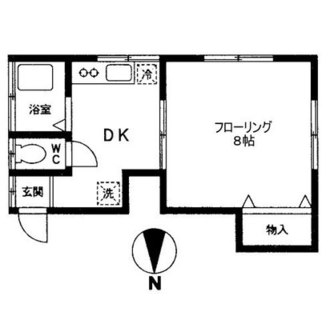 東京都北区中十条２丁目 賃貸アパート 1DK