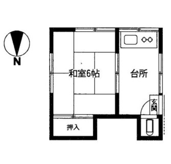 東京都北区上十条１丁目 賃貸アパート 1K