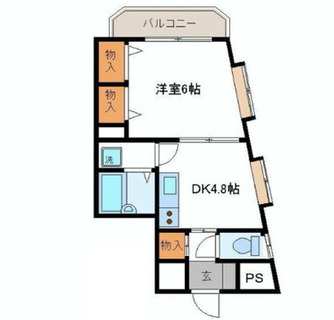 東京都北区上十条２丁目 賃貸マンション 1DK