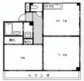 東京都北区中十条１丁目 賃貸マンション 2DK