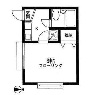 東京都北区十条仲原２丁目 賃貸アパート 1K