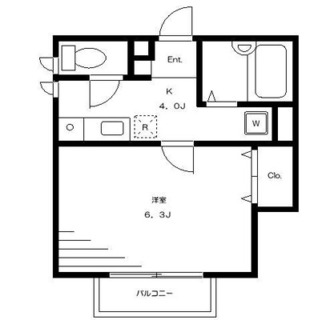 東京都北区上十条２丁目 賃貸アパート 1K