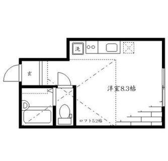 東京都板橋区稲荷台 賃貸アパート 1R