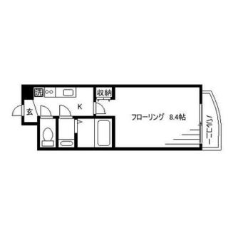 東京都北区中十条１丁目 賃貸マンション 1K