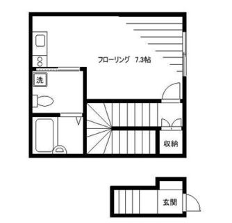 東京都北区上十条１丁目 賃貸アパート 1R