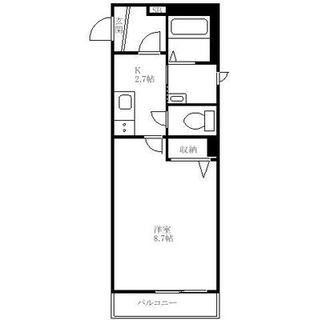 東京都北区中十条２丁目 賃貸マンション 1K